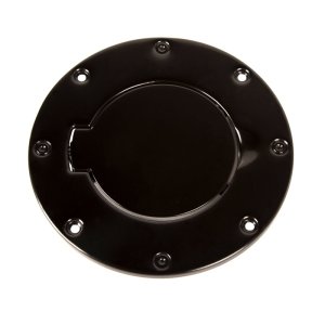 Jeep Wrangler Fuel Tank Door - Rugged Ridge - Non-Locking - Black - `97-`06